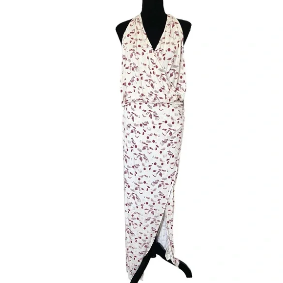 Free People Daria Graphic Maxi Dress Ivory Combo - Picture 4 of 11